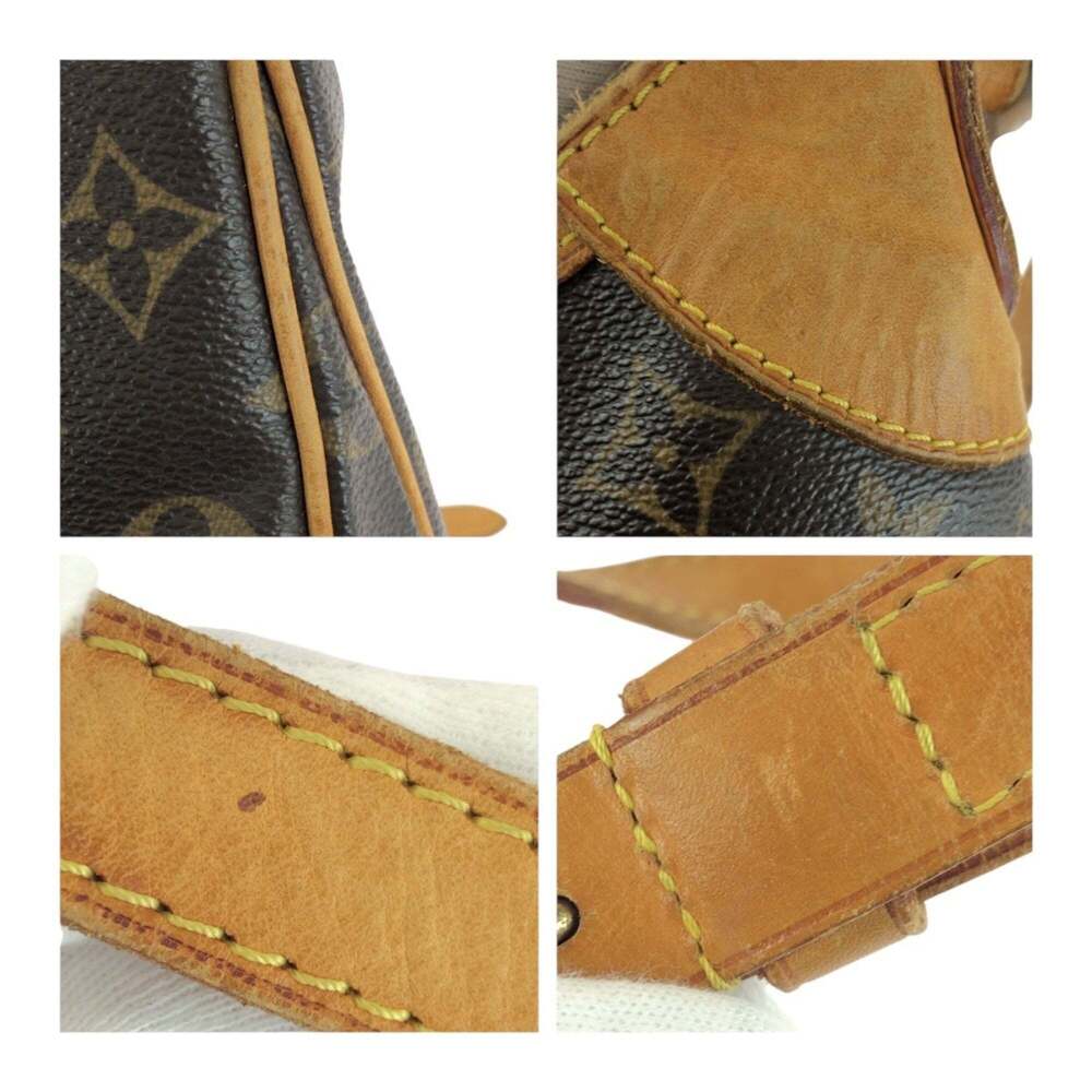 LOUIS VUITTON Authentic Brown Monogram Leather Shoulder Bag - Picture 5 of 10